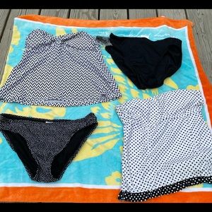 Two Tankini &Two Bikini Bottoms One price for Both